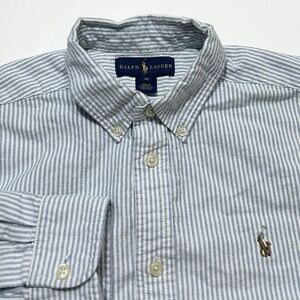 Ralph Lauren Blue Label blue and white women’s cotton button down